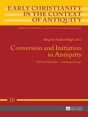 cover image of Conversion and Initiation in Antiquity